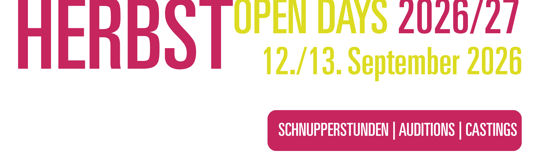 Herbst Open Days 2026